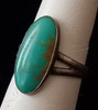 Beautiful, Simple 1960's Bell Trading Post Sterling & Turquoise Ring