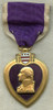 Nice Numbered WWII US Purple Heart w/ Enameled Background. Type II by Rex Products