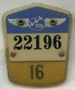 Cool ca 1950 - 1954 Republic Aviation Employee Badge F-105 Development Era