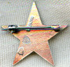 Rare 1950's USMC General Star in Rhodium Plated Sterling by Meyer