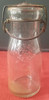 Wonderful 1910's-20's Hampden Creamery Tin Top, Cow Head Half Pint Bottle from Mass