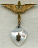 Beautiful 1920's-30's US Air Corps Sweetheart Pin in 1/20 12K Gold