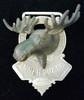 Fabulous Circa 1900 Loyal Order of Moose 3-D INNER GUARD Sash Badge