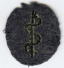 WWII Luftwaffe Medical Personnel Specialty Patch. Salty, Removed from Uniform