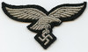 WWII Luftwaffe Hermann Goering Division EM/NCO Cap Eagle on Black Wool