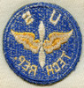 Nice WWII USAAF Tech Rep Patch. Darker Yellow/Orange Variant. Removed from Uniform