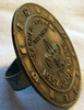 Great Boy Scouts of America (BSA) 1937 Jamboree Neckerchief Slide by Waltham Watch Co.