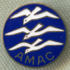 Rare 1930's American Motorless Aviation Corp. (AMAC) Cape Cod Glider School 1st Class Glider Badge