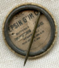 Vintage 1900 Pepsin Gum 'Little Pinkies' Boot Black Shine Pin