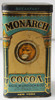Great circa 1923 Monarch Breakfast Cocoa Lithograph Tin