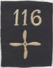 Scarce WWI USAS 116th Aero Squadron Enlisted Man Shoulder Patch