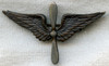 WWI US Air Service (USAS) Officer Collar Insignia with Flat Front and Back