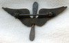 WWI US Air Service (USAS) Officer Collar Insignia with Flat Front and Back