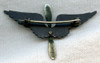 WWI US Air Service Officer Collar Insignia Flat Back Tilted Blades