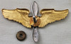 1930's US Air Corps (USAC) Aviation Cadet Visor Hat Badge in Excellent, Near Mint Condition