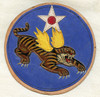 Iconic, Late '42 - Early '43 USAAF CATF China Air Task Force Large Leather Patch