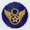 Nice Early WWII UK-Made USAAF 8th Air Force "Clipped Wing" Patch in Thin Embroidery