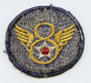 Scarce Early WWII UK-Made "Clipped Wing" USAAF 8th Air Force Patch Fully Embroidered Variant
