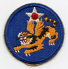 WWII USAAF 14th Air Force Patch "Double Elbow, Thick Tail" Variant, Unworn