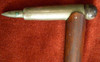 WWI US Aviator Swagger Stick with Inlaid Aluminum Propeller, Made of Aircraft Parts?, Bullets