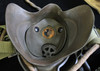 Wonderful Early WWII 8th AF Pilot Flight Helmet made up of USAAF & RAF Components