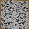 Beautiful Ca. 1944 USAAF 12th Air Force Scarf with Fighter & Bomber Aircraft & Plane Names