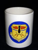 Circa 1950 US Air Force 47th Bombardment Group Hand Enameled Mug with Maker Mark