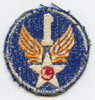 WWII USAAF 1st Air Force Patch, Lightly Used