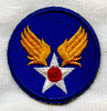 Fully-Embroidered WWII USAAF Headquarters Shoulder Patch