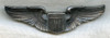 Very Rare Circa 1919-1920 US Air Service Pilot Wing in Unmarked Silver Massive Construction