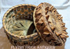 Vintage Covered Passamaquoddy Basket from Maine