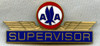 1960s American Airlines General Personnel Supervisor Enameled Badge
