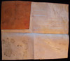 Nice, Unique WWII CBI Theatre Chinese-Made Multi-Piece Leather Blood Chit