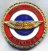 1980s Northwest Airlines Pilot Hat Badge 3rd Issue