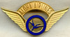 1980s Aloha Airlines Pilot Hat Badge