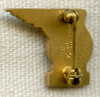 Late 1940s Pan Am Two Star Lapel Pin by Balfour in Pinback