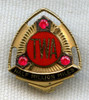 Rare 1930s TWA "Half Million Miles" Lapel Pin