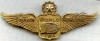 Beautiful Ca. 1946 10K Gold Filled Trans World Airline Captain Wing of Capt. George Cole Toop