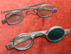 Two Pair of Ca 1825 Four Lens Coin Silver Spectacles Made in US