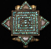 Wonderful Large Antique Tibetan Ghau in Silver & Turquoise Woman's Reliquary Amulet