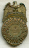 Rare Rank Ca. 1918 American Protective League Inspector Badge Type III in Original Carrying Case