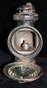 Ca. 1917-18 Ford Model T Kerosene Carriage Lamp w/ WWI Period White Metal Burner & Orig. Bracket