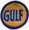 Vintage 1930s Gulf Gas Station Attendant Embroidered Hat Badge