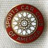 1950s Vintage Sports Car Club of America Enameled Member Lapel Pin