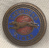 Rare 1910's-20's Greyhound Lines Bus Driver's Enameled Hat Button