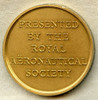Ext. Rare 1956 Royal Aeronautical Society Gold Medal for Aeronautical Research & Development