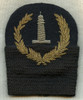 Extremely Rare Ca. 1890's US Light House Service (USLHS) Bullion Hat Badge from the Great Lakes Area