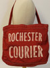 Great Vintage 1940's - 1950's Newsboy Newspaper Bag from the Rochester (NH) Courier