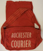Nice Vintage 1940's - 1950's Newsboy Newspaper Bag from the Rochester (NH) Courier