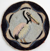 Unknown 1930's - WWII Beautiful Large Chain Stitch Pelican Patch Possibly USAAF or USN / USCG